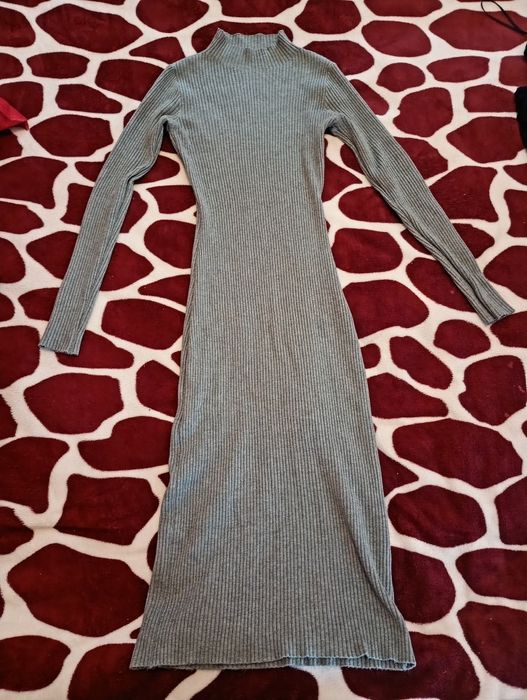 Rochie gri de toamnă