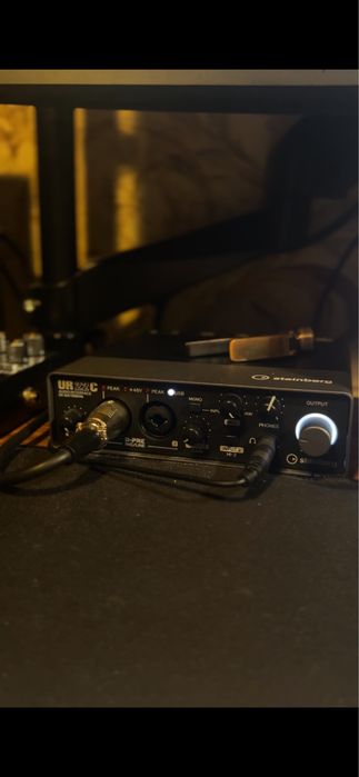 Аудиоинтерфейс (аудиокарта) Steinberg UR22C (32-bit / 192 KHz, USB-C)