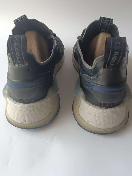 Оригинални мъжки обувки маратонки Адидас Adidas NMD_V3 Черно тъмносиньо  мрежа летни