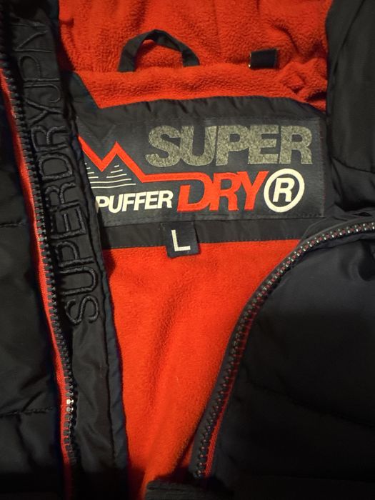 Мъжко яке синьо на superdry