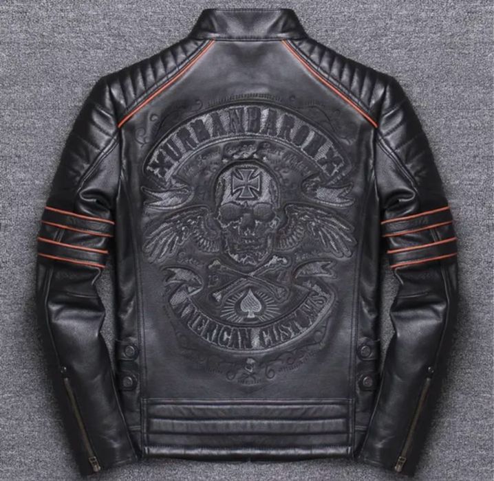 Кожаная куртка "UrbanBaron" из США Оригинал XL
