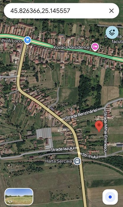 Teren intravilan, sat Șercaia, 2196 mp