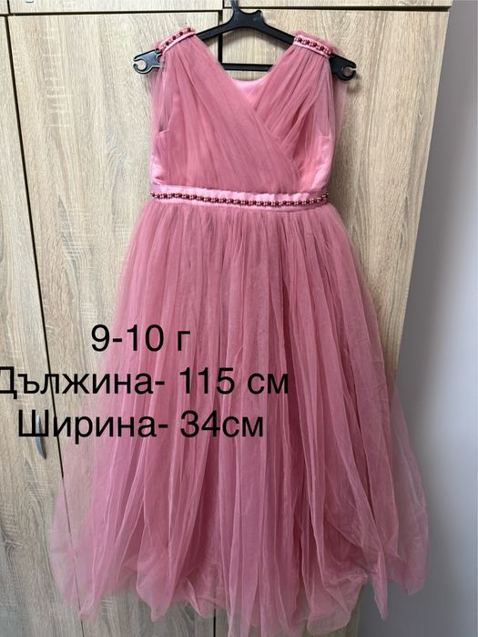 Официална рокля за момиче 8-10 г