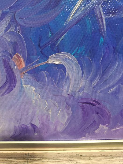 Оригинална абстрактна картина масло върху платно