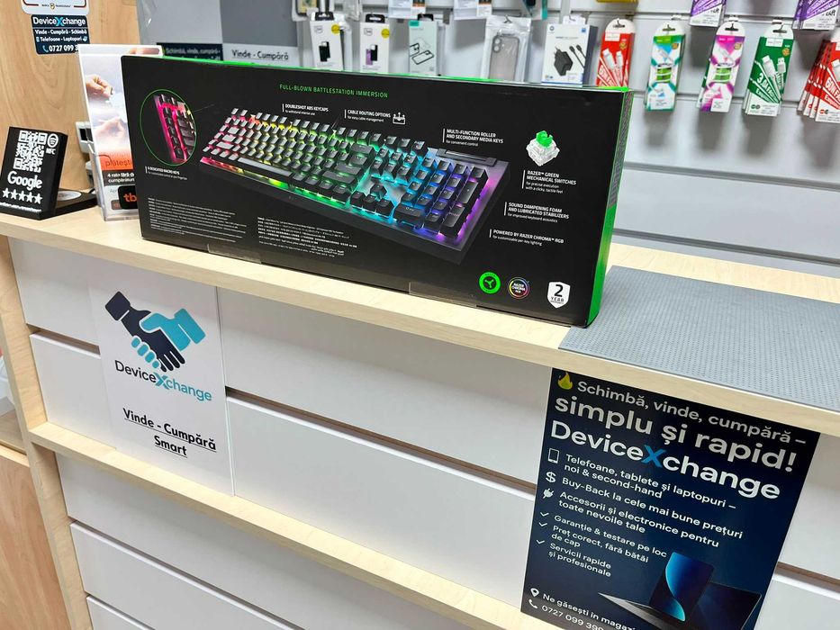 Tastatura Razer BLACKWIDOW V4 X NOU * Garantie *Buy Back * deviceXchange