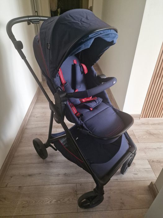 Carucior copii 3 in 1 Chicco Seety, OxfordBlue (Albastru), 0luni+