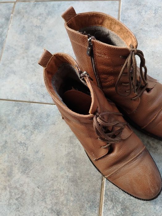 Зимни боти Кавалер кожа 44номер, боти кожа 44номер