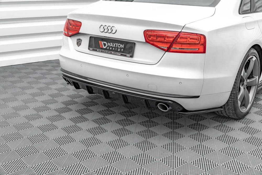 Дифузьор за задна броня Maxton design за Audi A8 D4 (2009-2013)