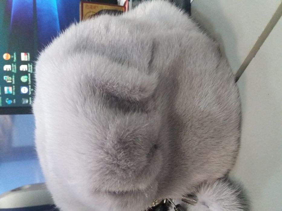 Норковая шапка новая.