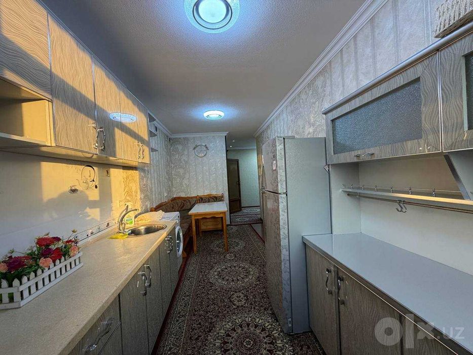 3 хоналик квартира 3 кават Голубой экран