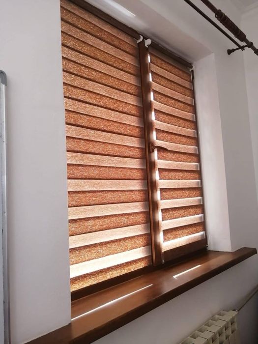 Жалюзи День Ночь Ролл Шторы