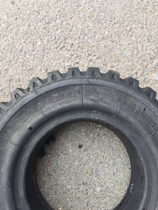 Cauciuc plin 4.00-8 pentru motostivuitoare sau utilaje  ,trei bucăți