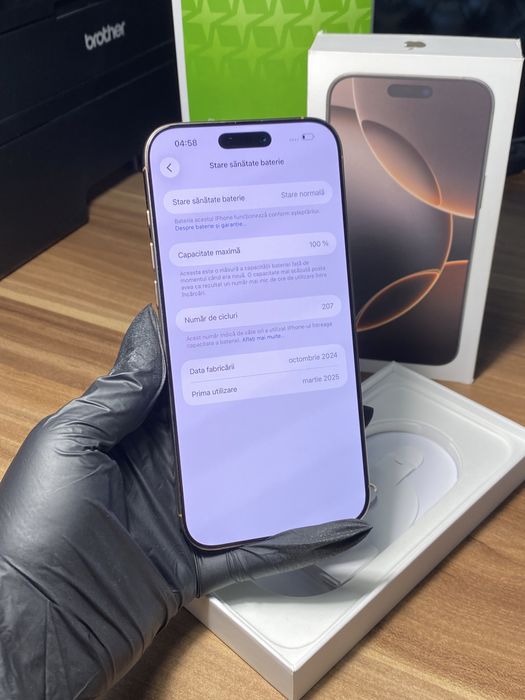 iPhone 16 Pro Max • 256 GB • Desert Titanium