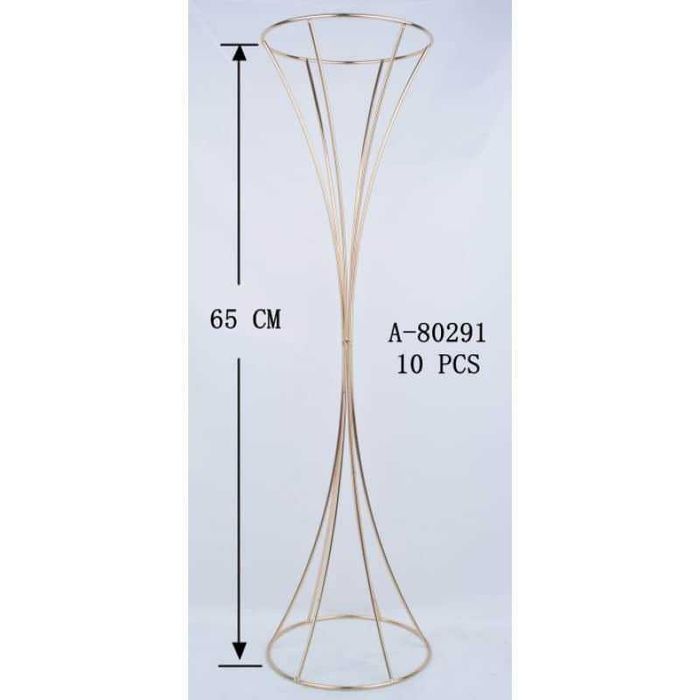 Suport auriu decorativ pentru flori model Nou design modern 80CM