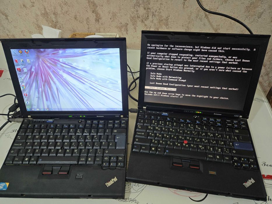 Ноутбуки Lenovo ThinkPad X201 и X200