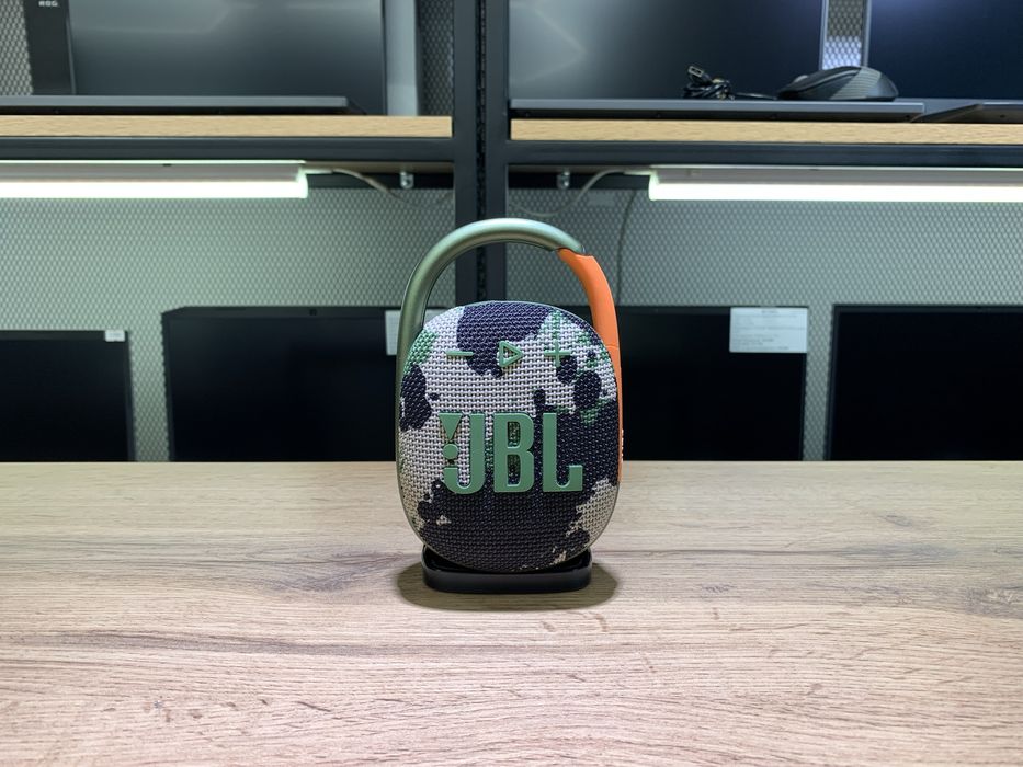Портативная колонка JBL Clip 4, черно-зеленый, 5 Вт, 10669/А10