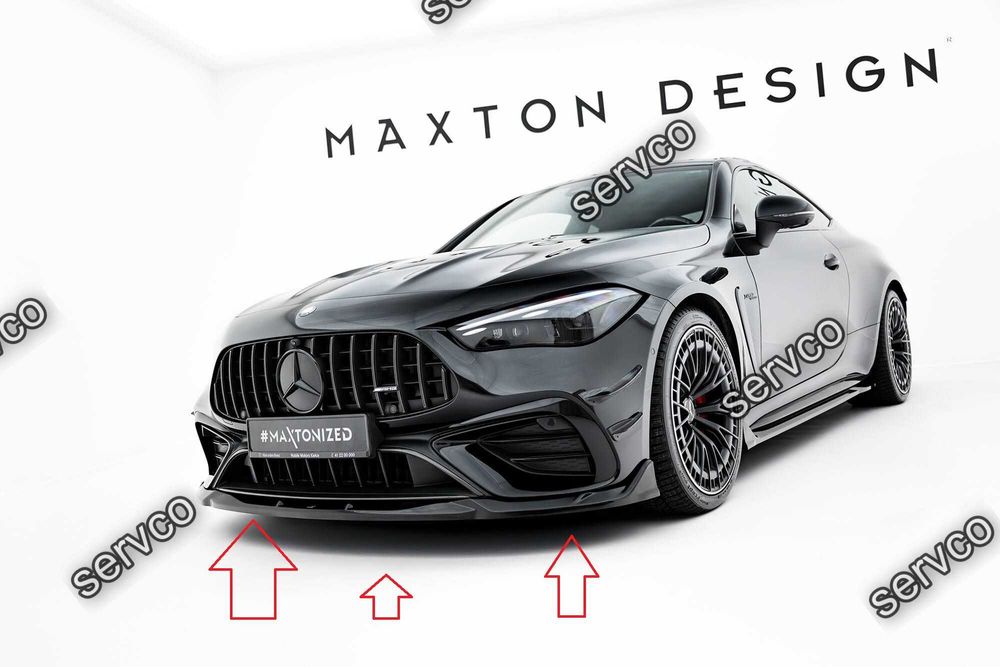 Prelungire splitter bara fata Mercedes CLE C236 53 AMG 2023- v6 - Maxton Design