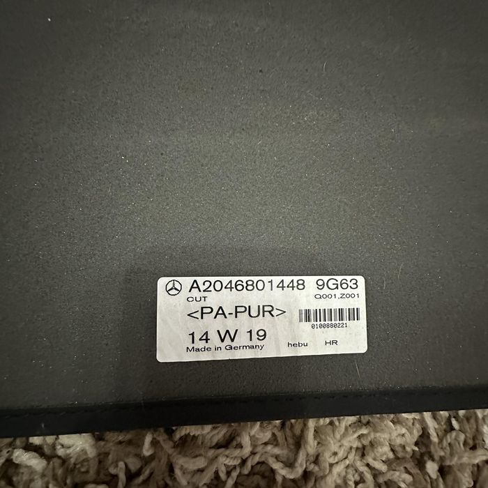 Оригинални мокетни стелки за ML w164