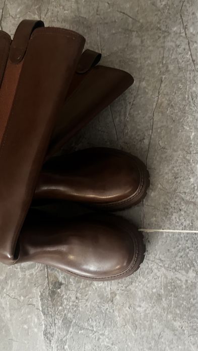 Сапоги-ботфорты новые