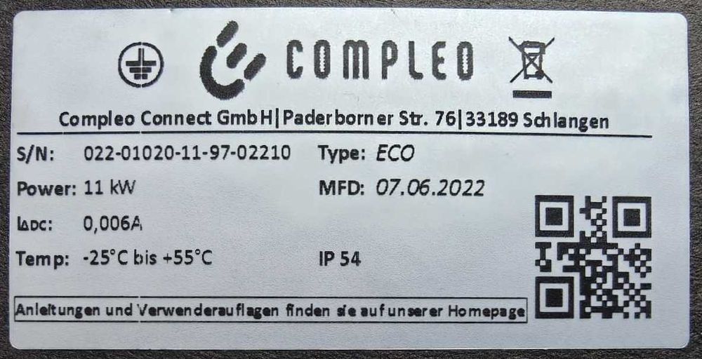 TESLA G3 Wallbox 2 год гар. НЕМСКИ Wallbe Mennekes Webasto Pracht Зар