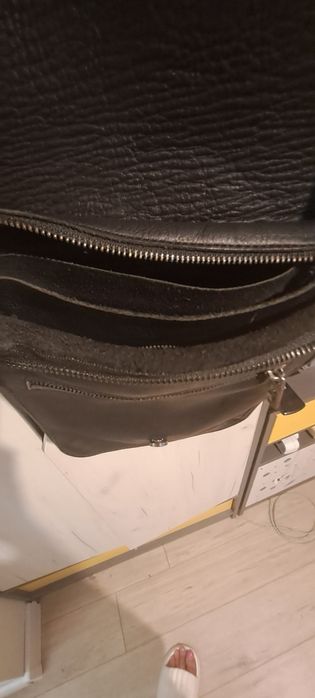 Мъжка чанта от естествена кожа-нова