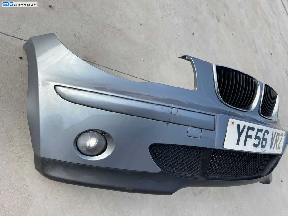 Bara Spoiler Fata Completa cu Grile si Proiectoare BMW Seria 1 E81 E87 2004 - 2008 Culoare Quarzblau Cod 7121490 712149012 [Z0073]