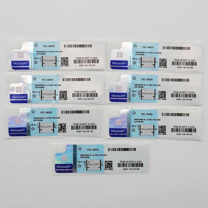 Лицензия Windows 10 PRO Windows 11 PRO стикер OEM Наклейка