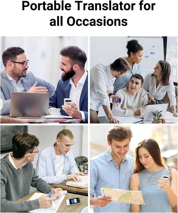 XUPURTLK Двупосочен гласов преводач в реално време -144 езика