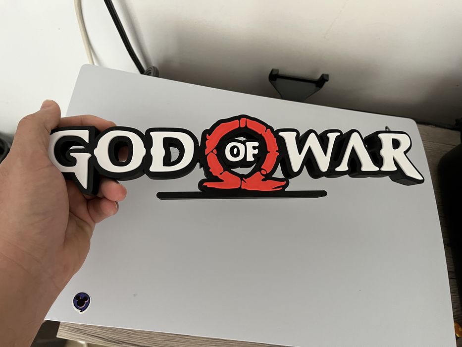 Logo God Of War printat 3D