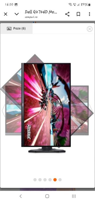 Monitor LED Dell Gaming G2724D 27 inch QHD