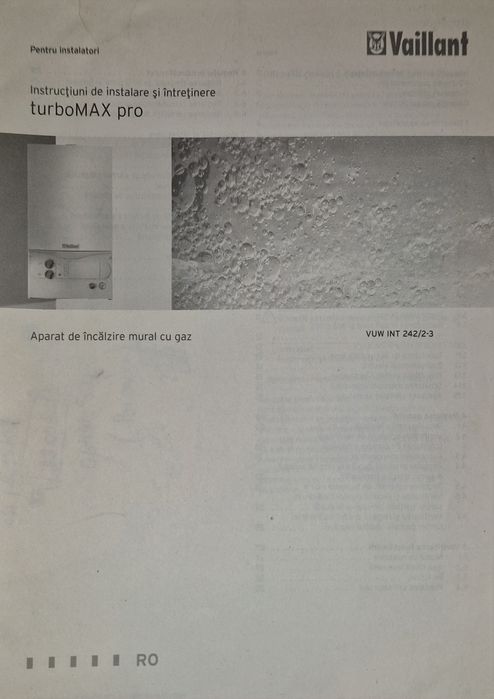 Centrala HABITAT si Vaillant turboMAX pro VUW INT 242/2-3