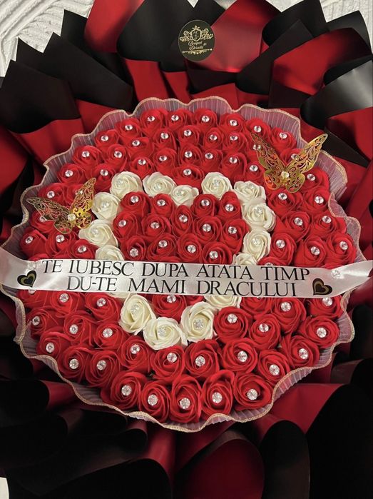 Buchete din trandafiri de sapun