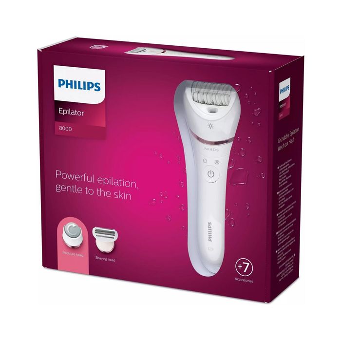 Эпилятор Philips BRE730 Epilator Series 8000 1 Год Гарантия
