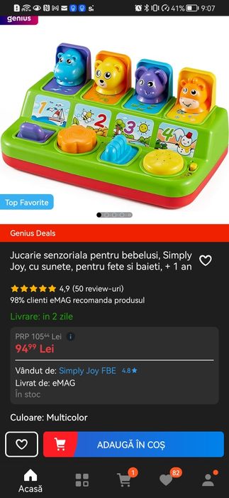 Jucărie interactiva bebeluși