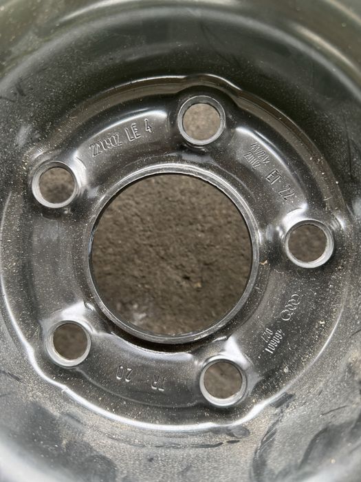 Roata rezerva slim originala Audi A6 C7/A7 145/60/20 cod 4G0601027