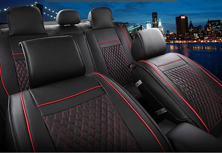 Пълен Комплект Луксозни Калъфи За Седалки Универсална Авто Тапицерия