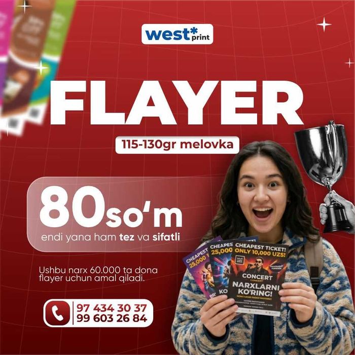 Flayer super narxda / Флаер по супер цене / Flaer