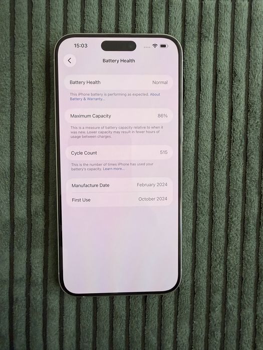 Iphone 15 Pro Max 1TB White