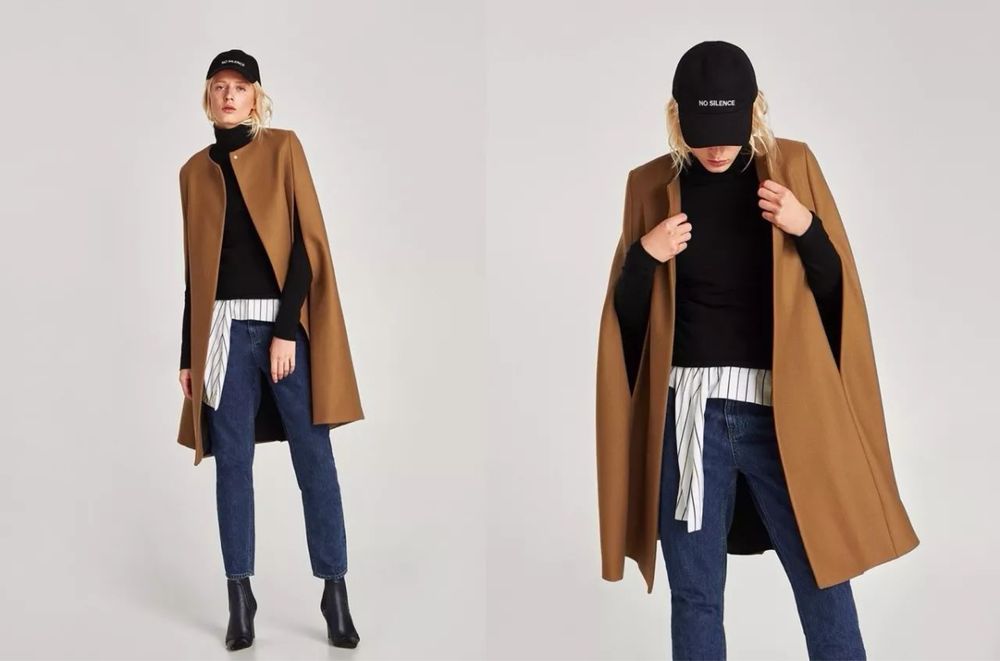 Палто перелина ZARA