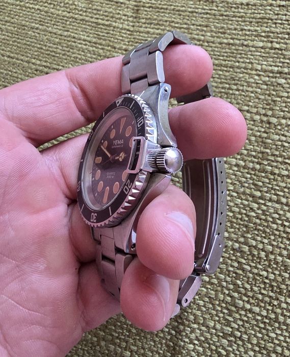 Ceas YEMA Superman II Quartz 300M Diver Vintage Retro Rar De Colectie