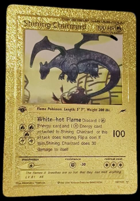 Pokémon Shining Charizard din setul Neo Destiny
