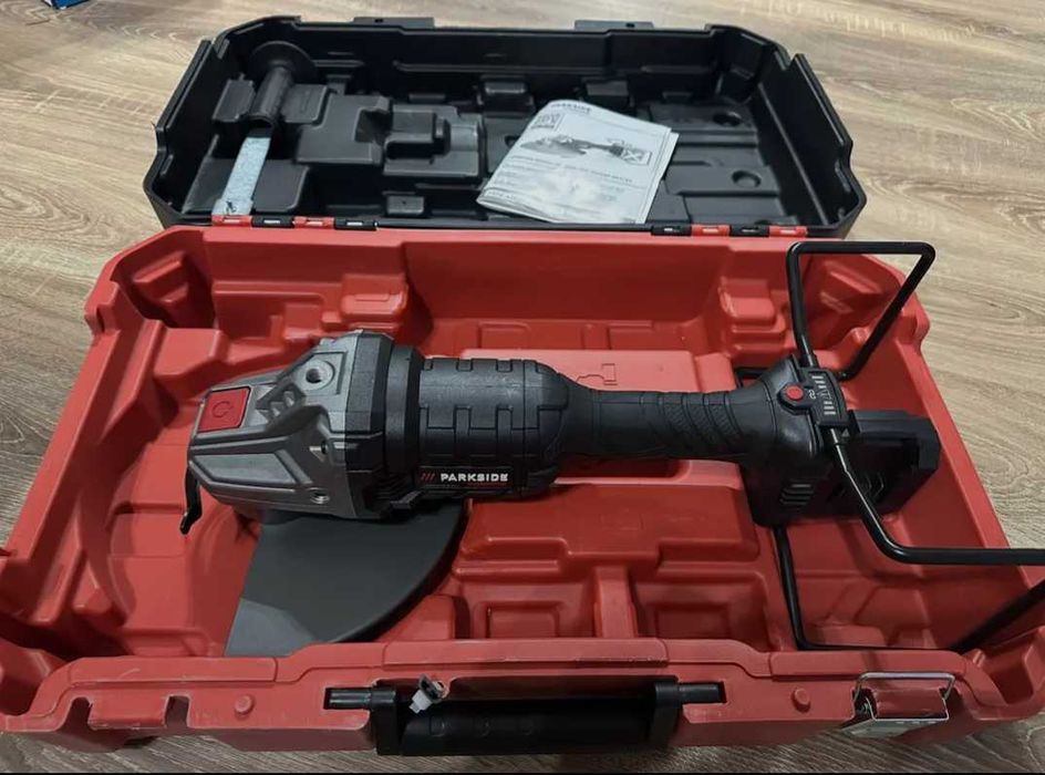 Нов 40V Ъглошлайф 230mm Parkside Performance 40В Ракета Шлайф Парксайд