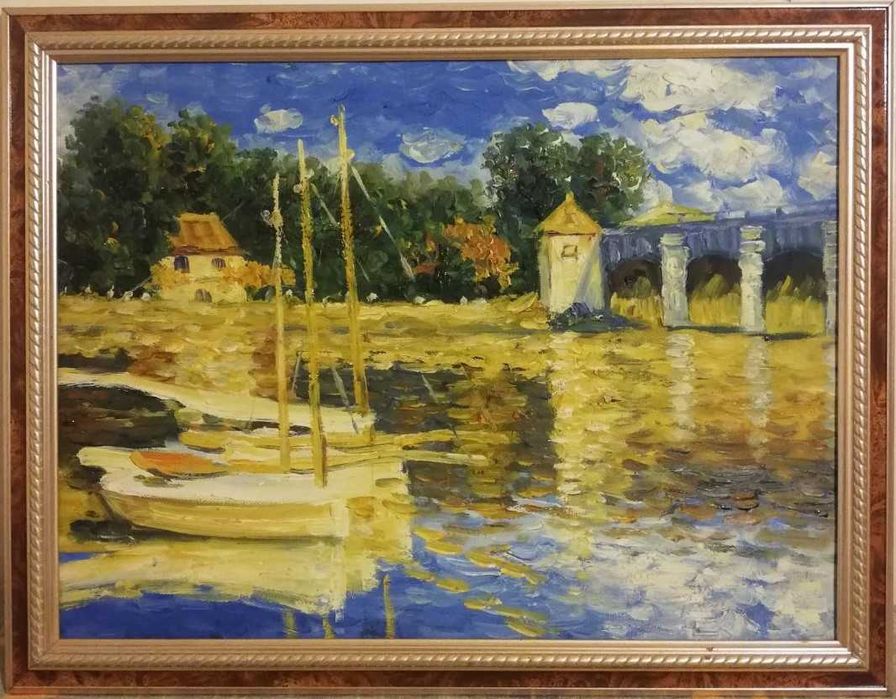 Рисувана картина с маслени бои върху платно