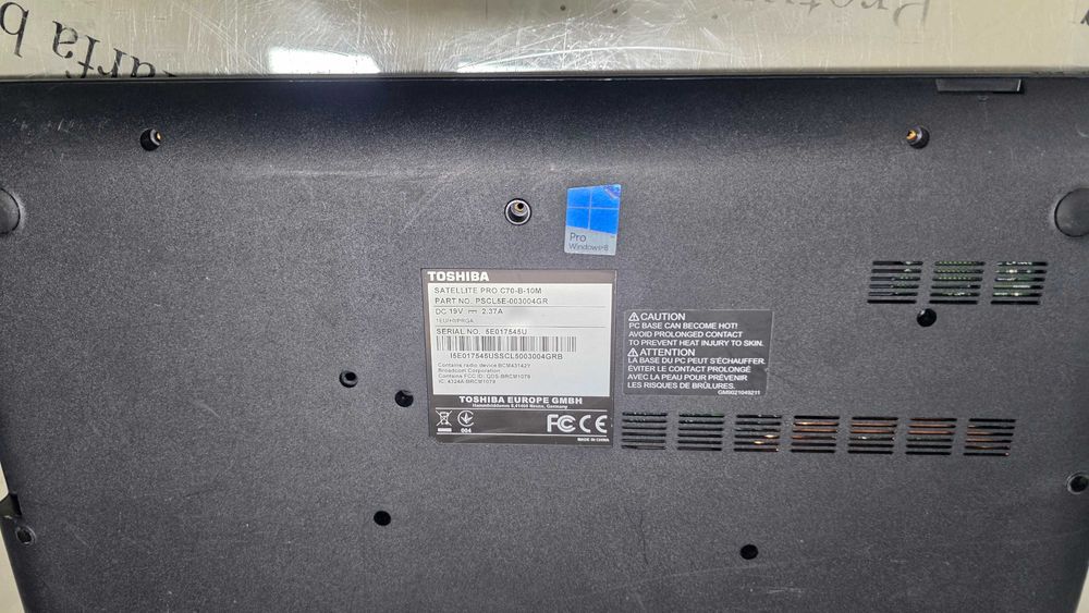 Laptop core i5 - Toshiba Satellite PRO C70 - functional - instalat