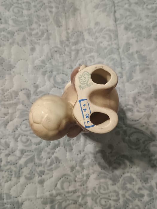 Рядко Мече МИША с Футболна Топка – Олимпиада 80 (СССР) – Перфектно!