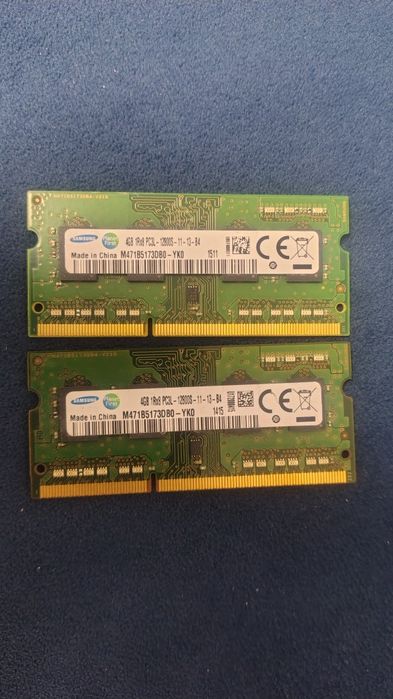 Kit Memorie  Laptop 8GB (2x4GB) diverse marci, DDR3L / DDR3