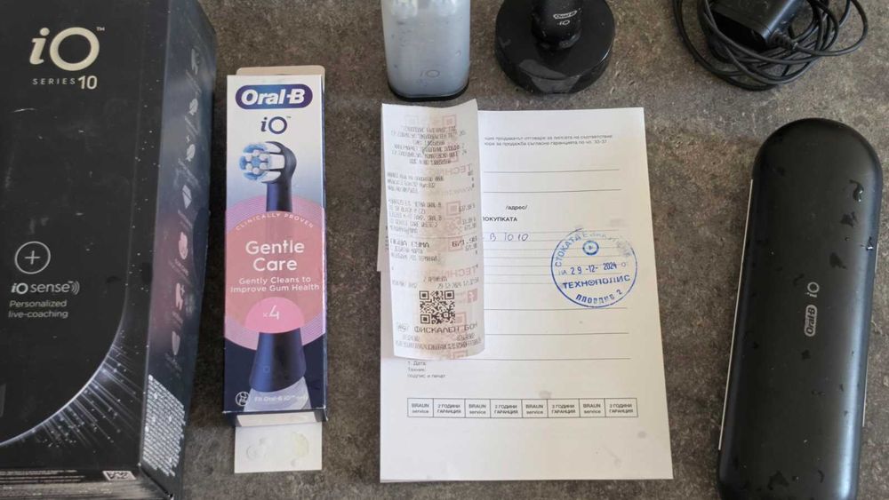 Електрическа четка за зъби ORAL B iO 10 BLACK ЧЕРЕН