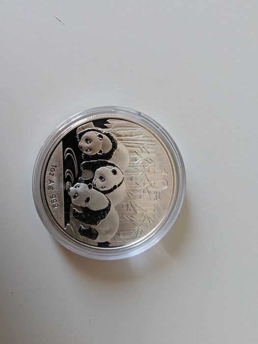 Сребърна монета, 1 oz Китайска панда 2011, 2012, 2013, 99.9% сребро