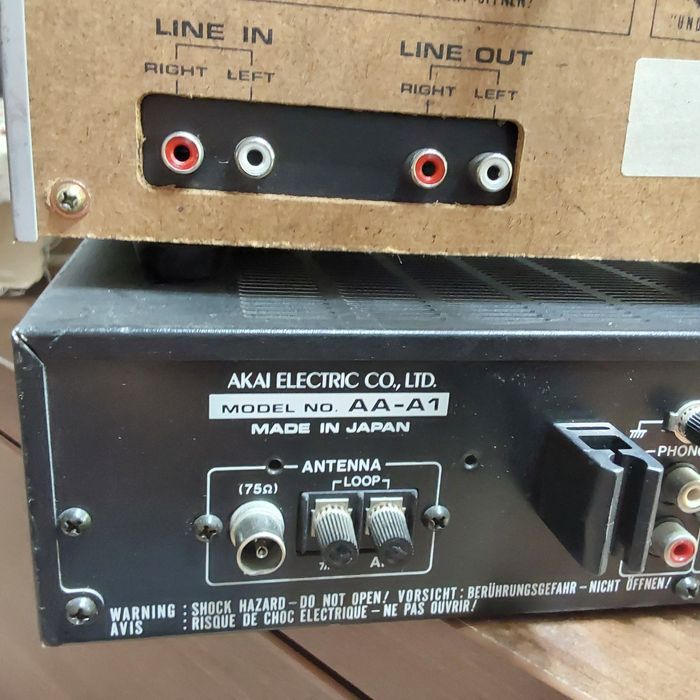 Din colecție proprie Akai, Receiver, Deck,Egalizator