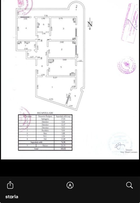 97.000 Euro, 4 camere decomandate, etaj 8 din 11, Micro 18